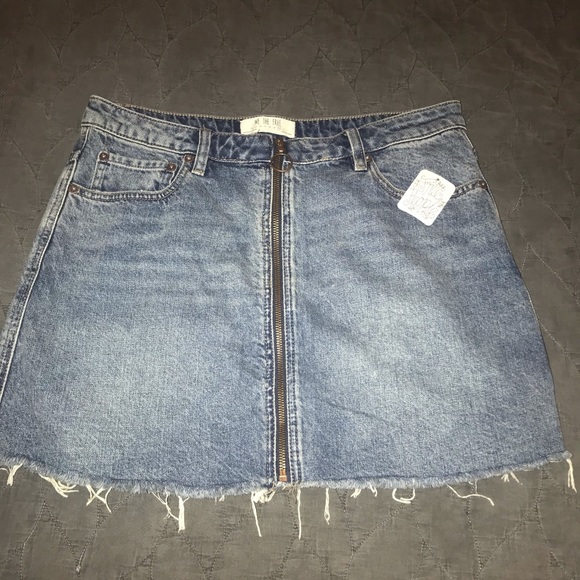 Free People Dresses & Skirts - Free People Zip It Up Mini Skirt